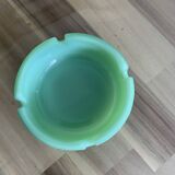 Jade green opaline vintage ashtray