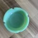 Jade green opaline vintage ashtray