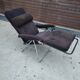Fauteuil transat Lafuma vintage velours