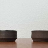 Small modern Danish studio pottery bowls from the mid-century, 1960s, set of 2.