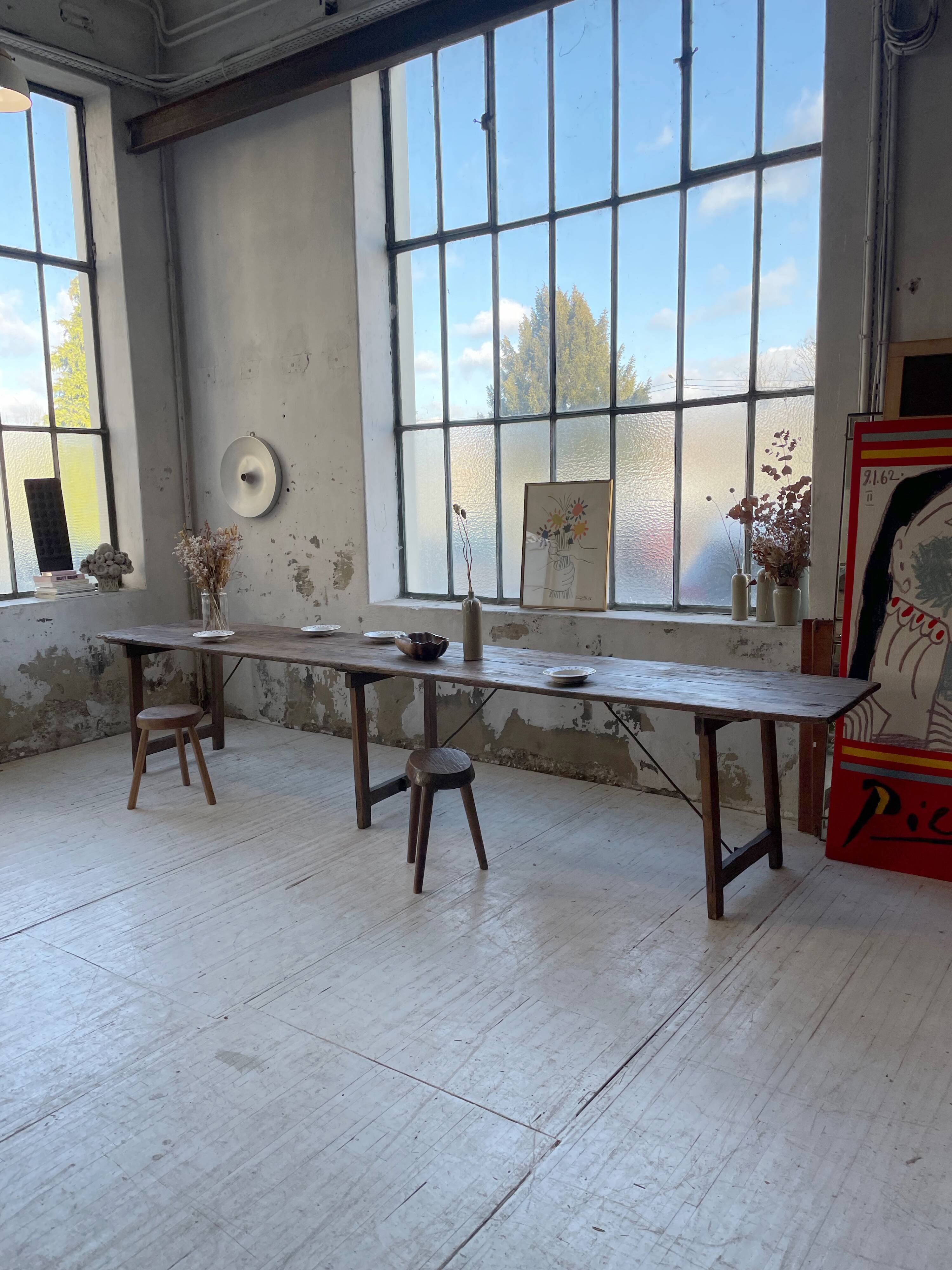 Guinguette table XXL 4m folding