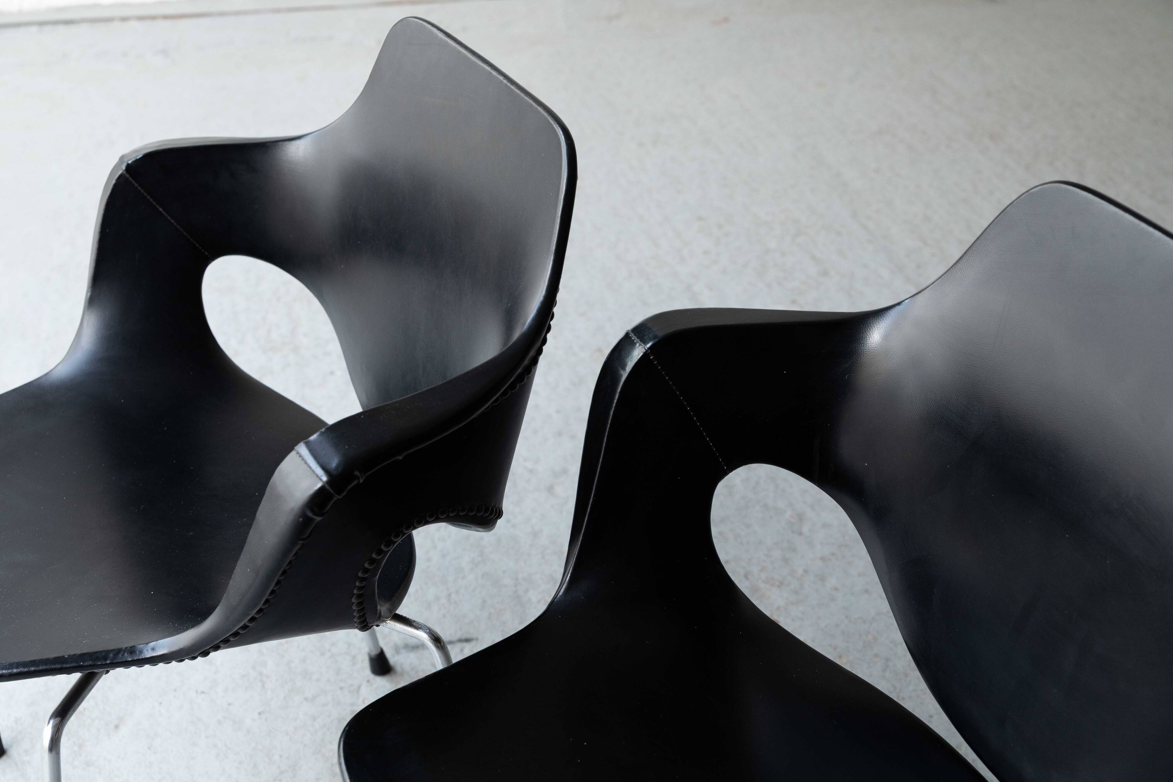 Set of 2 dining chairs by Straatman, Loral & Cie, Belgium, 1960's