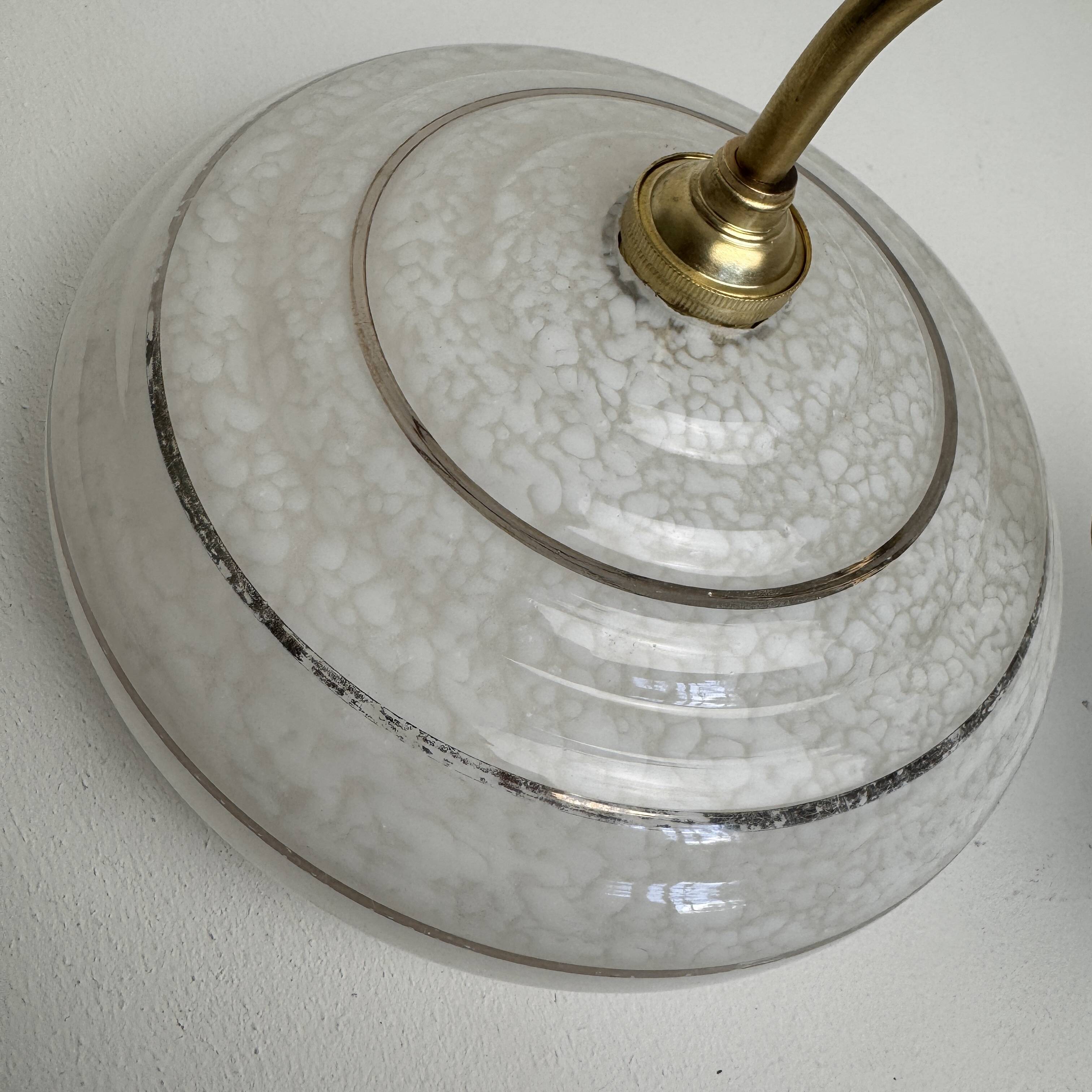 Ancienne applique verre de clichy vintage