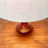 Mid-century Danish glass table lamp by Holmegaard