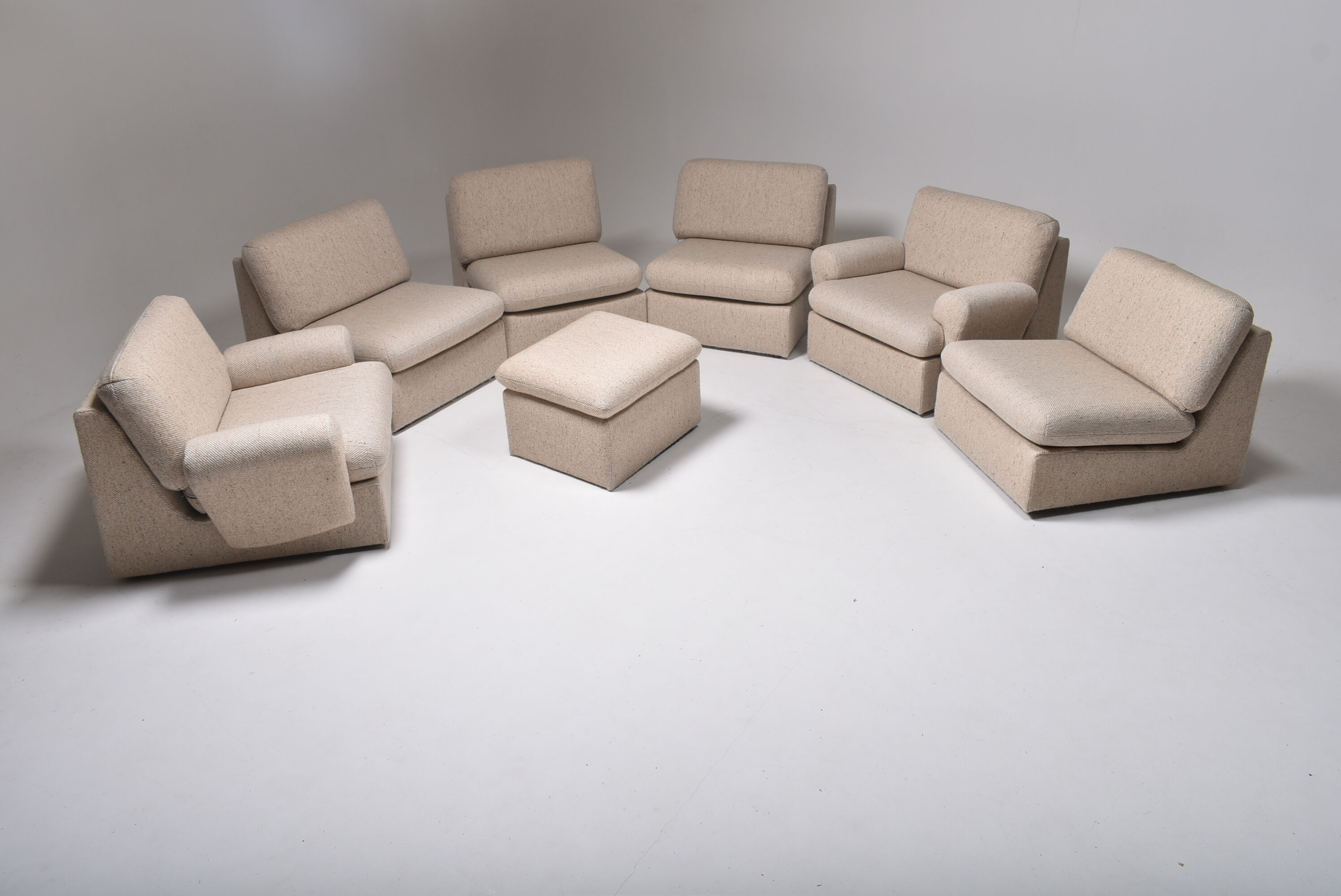 Flexible sofa, vintage, 6 seats