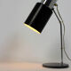 Black & Silver Table Lamp by Josef Hurka for Napako, 1970s