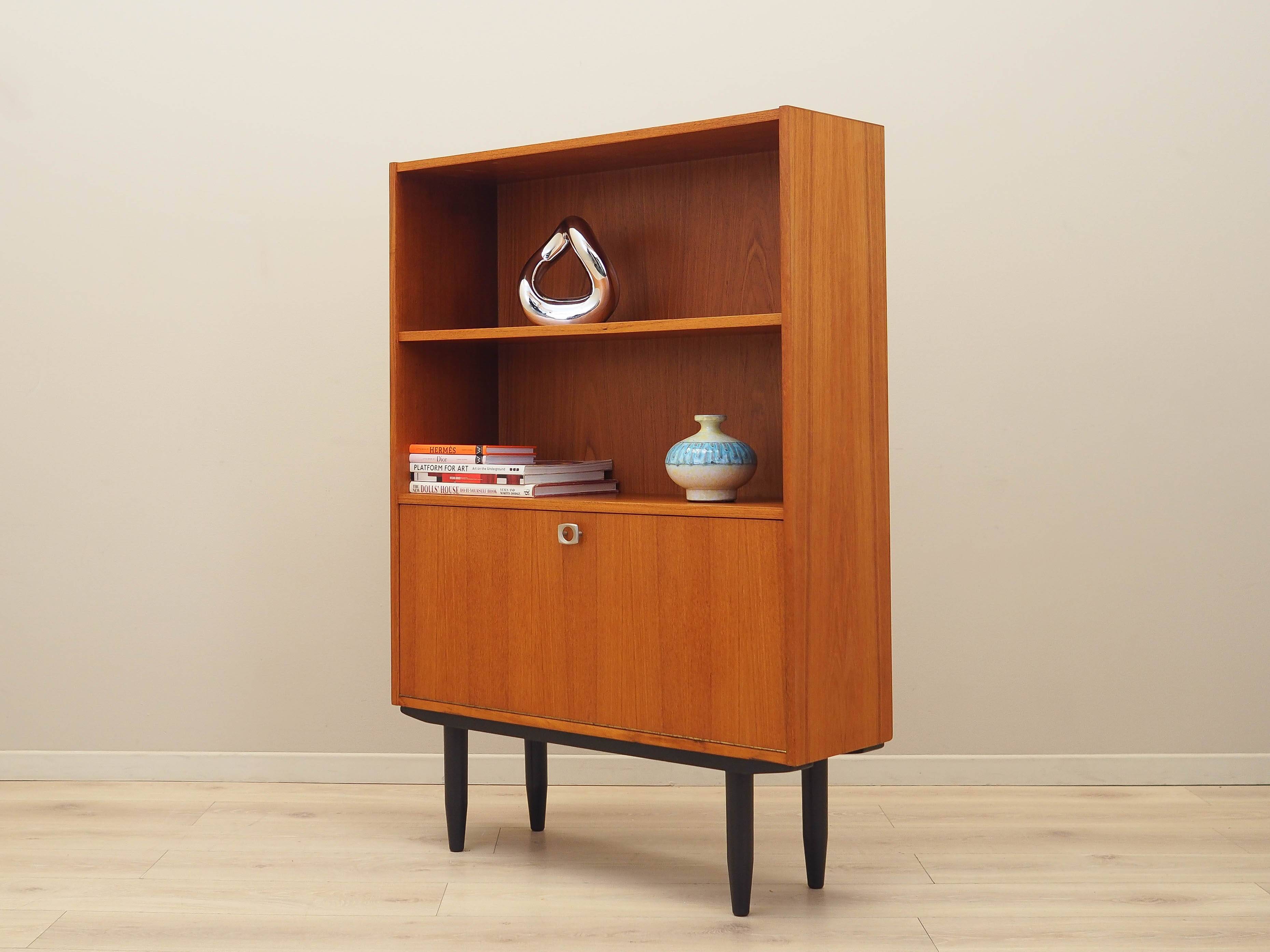 Teak bookcase, Danish design, 1960s, production: Denmark