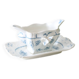 Pompadour ironstone sauceboat, Clairefontaine factory