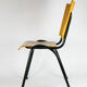 Marko school chair by Ynske Kooistra wood and metal 60s