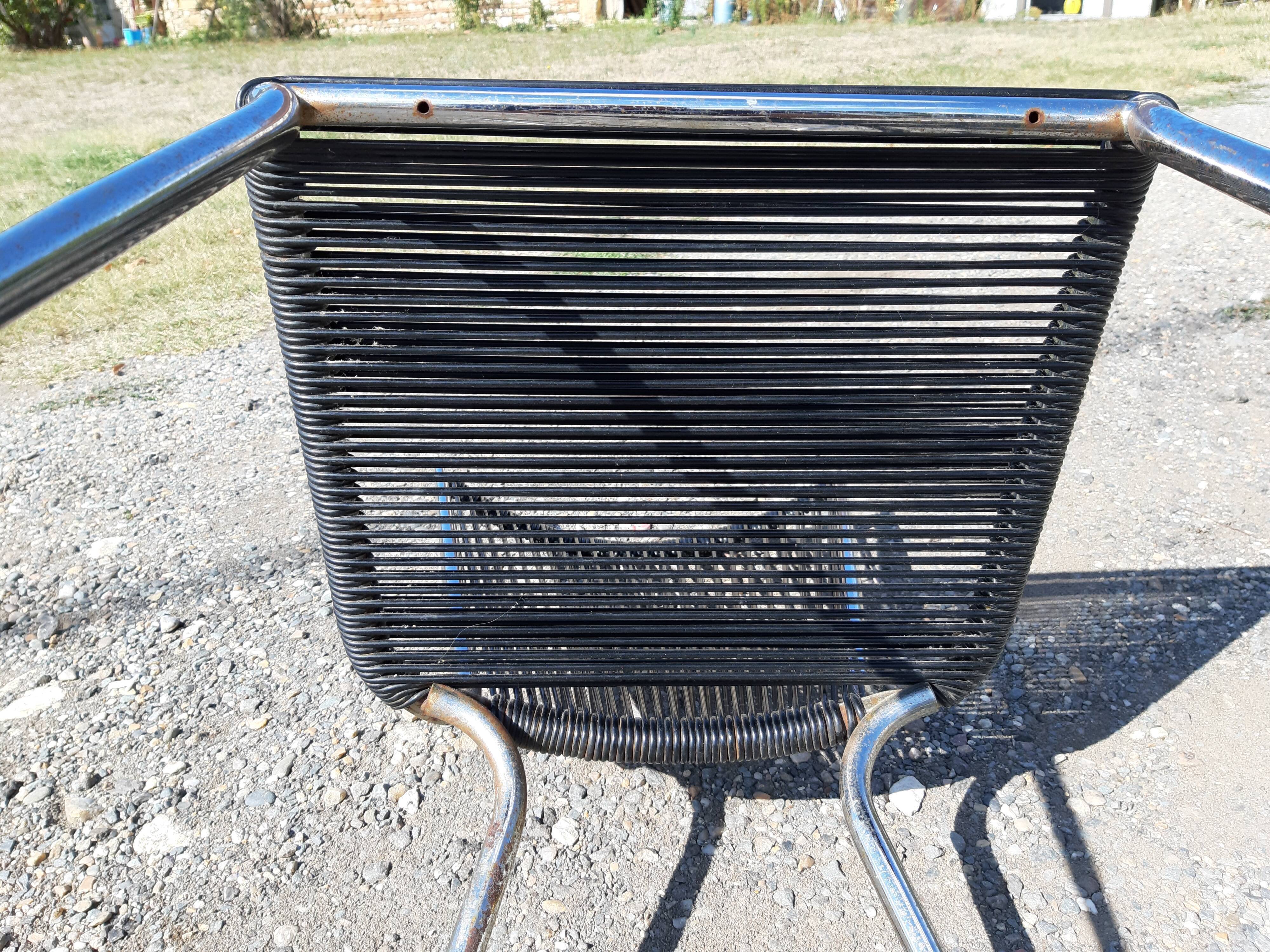 Scoubidou chair of the 60s