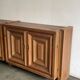 Buffet brutaliste, Biosca, bois massif, fabrication artisanale, Espagne