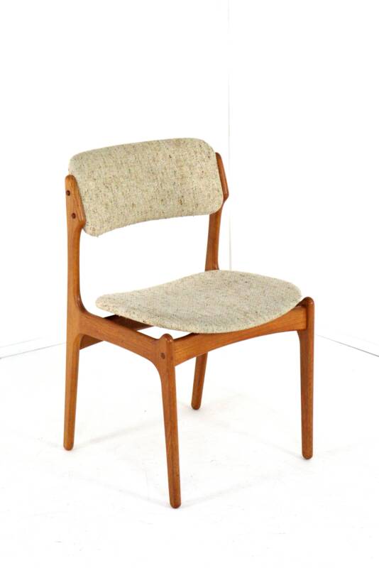 Set of 6 Erik Buch chairs for O.D. Møbler model 49 - Danish design