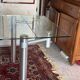 extendable glass table
