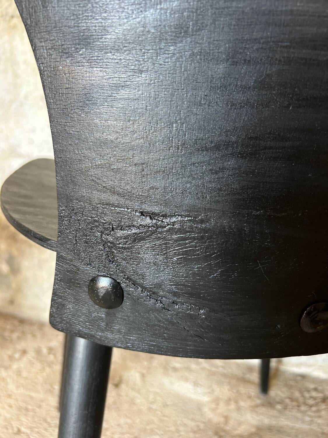 Pair of Baumann Gentiane chairs