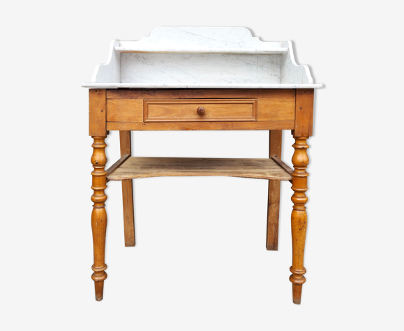 Wooden and marble toilet furniture