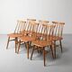 Chaises de salle à manger Mid-Century Modern par Ilmari Tapiovaara, ensemble de 6