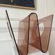 Plexiglas magazine rack by Michel Dumas for Rochebobois