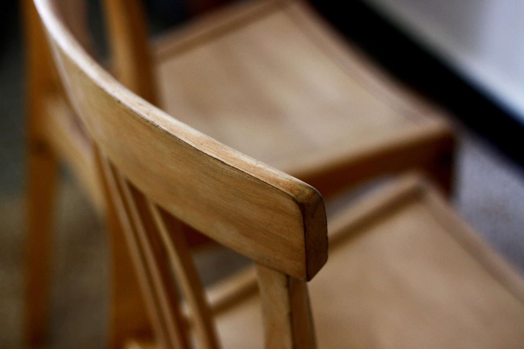 Pair of restored bistrot Stella chairs