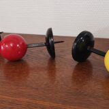 Hooks/coat rack colorful ball from the 50s