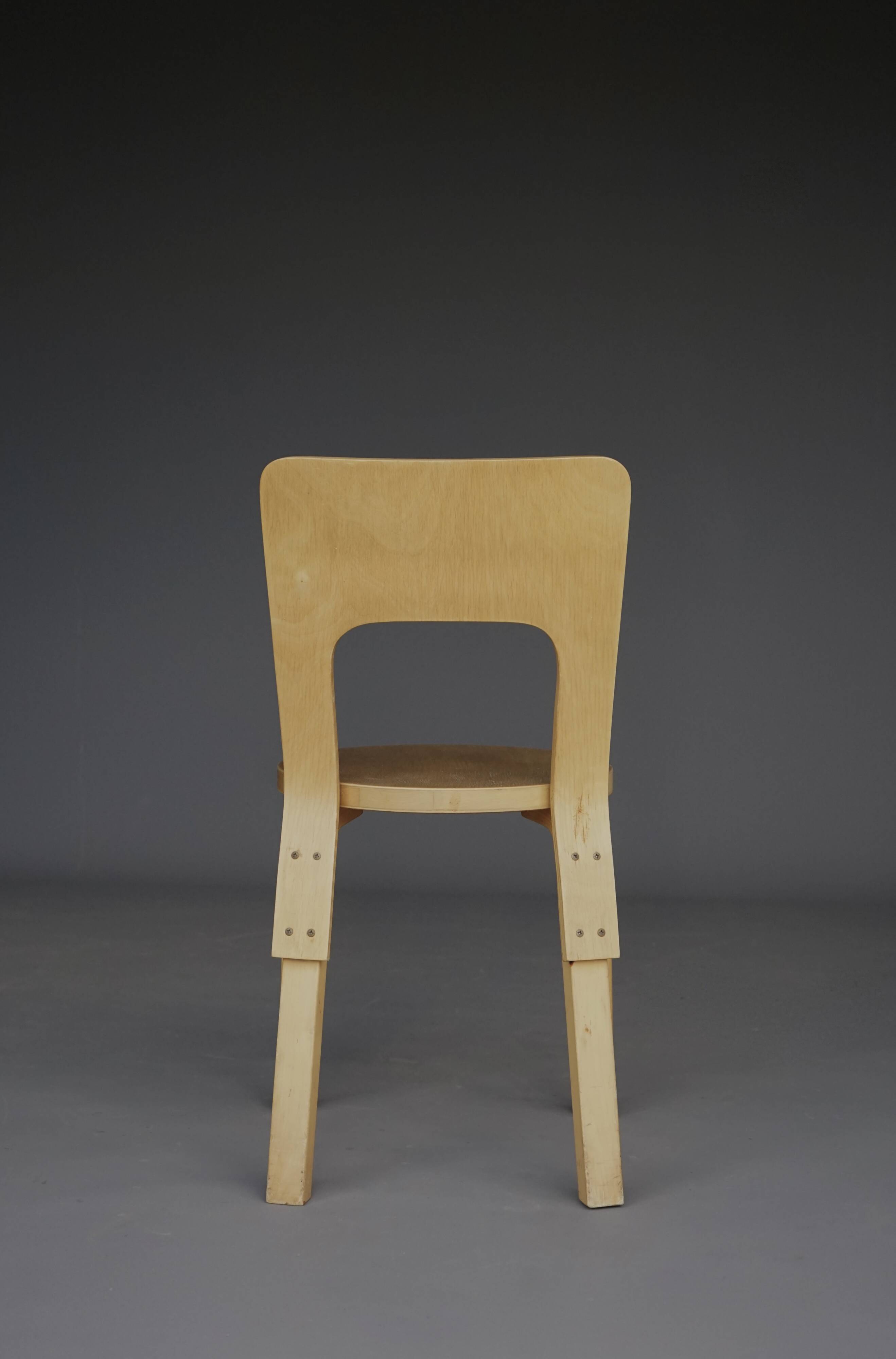 Model 66 chair by Alvar Aalto for Artek, 1980's