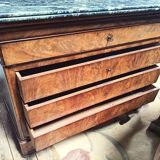 Louis Philippe mahogany secretary chest of drawers