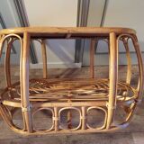 Rattan coffee table