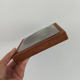 Stainless steel and wood pocket emptier