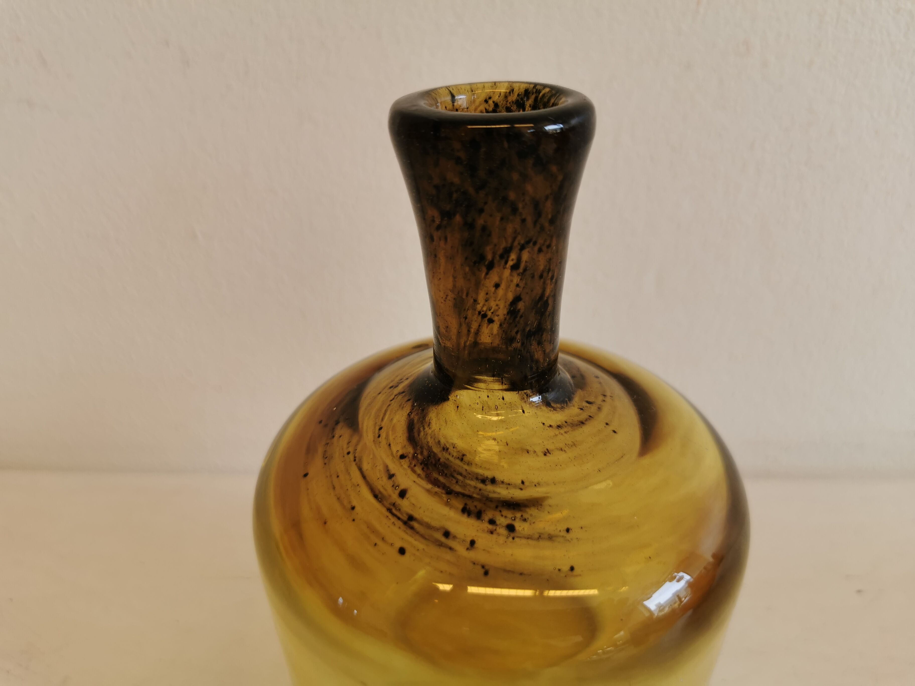 Vase designed by Gunner Ander, for Lindshammer glassworks, Sweden 1960