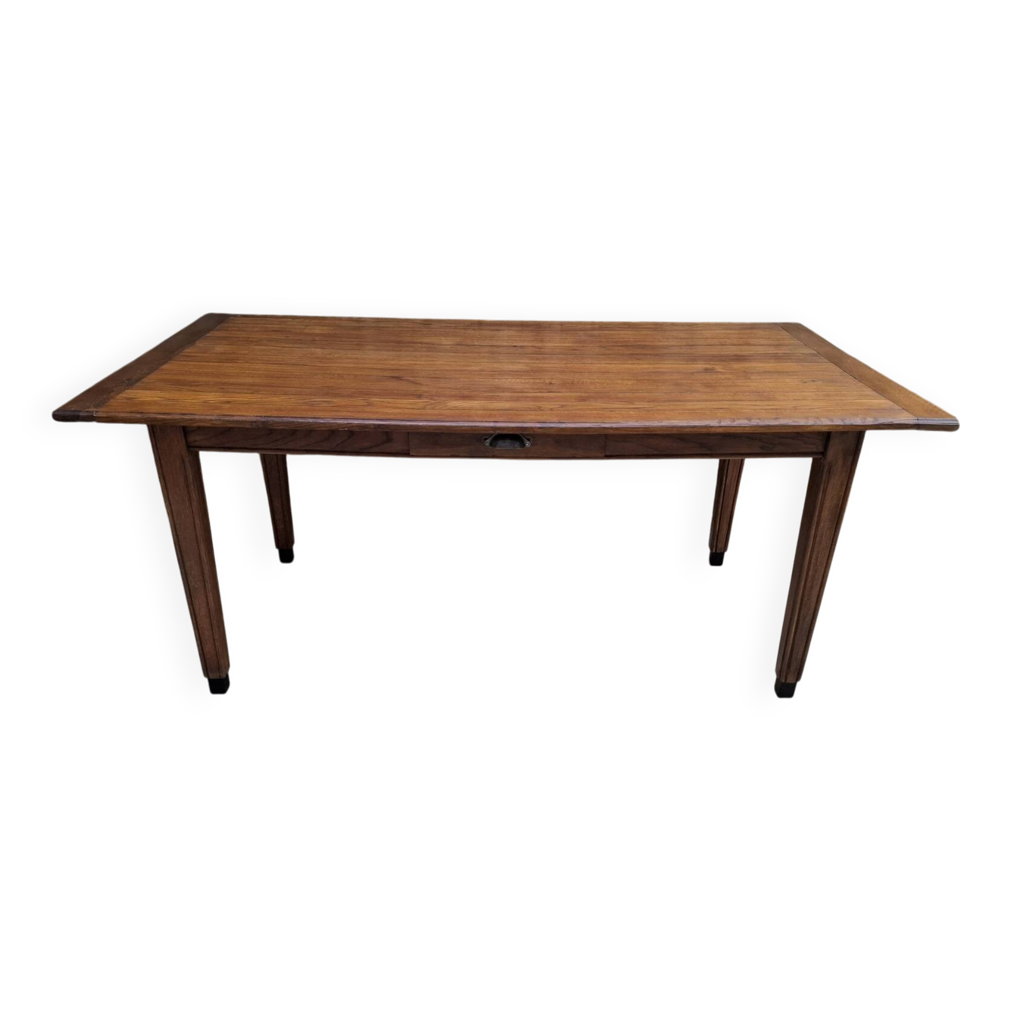 Table de ferme en chêne, 176 x 99 cm
