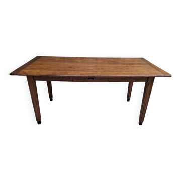 Table de ferme en chêne, 176 x 99 cm
