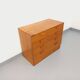 Vintage pine chest of drawers from the 1970s.