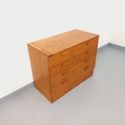 Vintage pine chest of drawers from the 1970s.