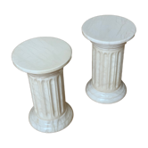 Pair of bright sofa ends
