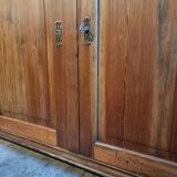 Vintage French pine buffet / Shop counter, 1930s