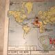 School planisphere Vidal-Lablache 1955 map