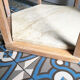 Table d'appoint ou sellette en travertin 1970