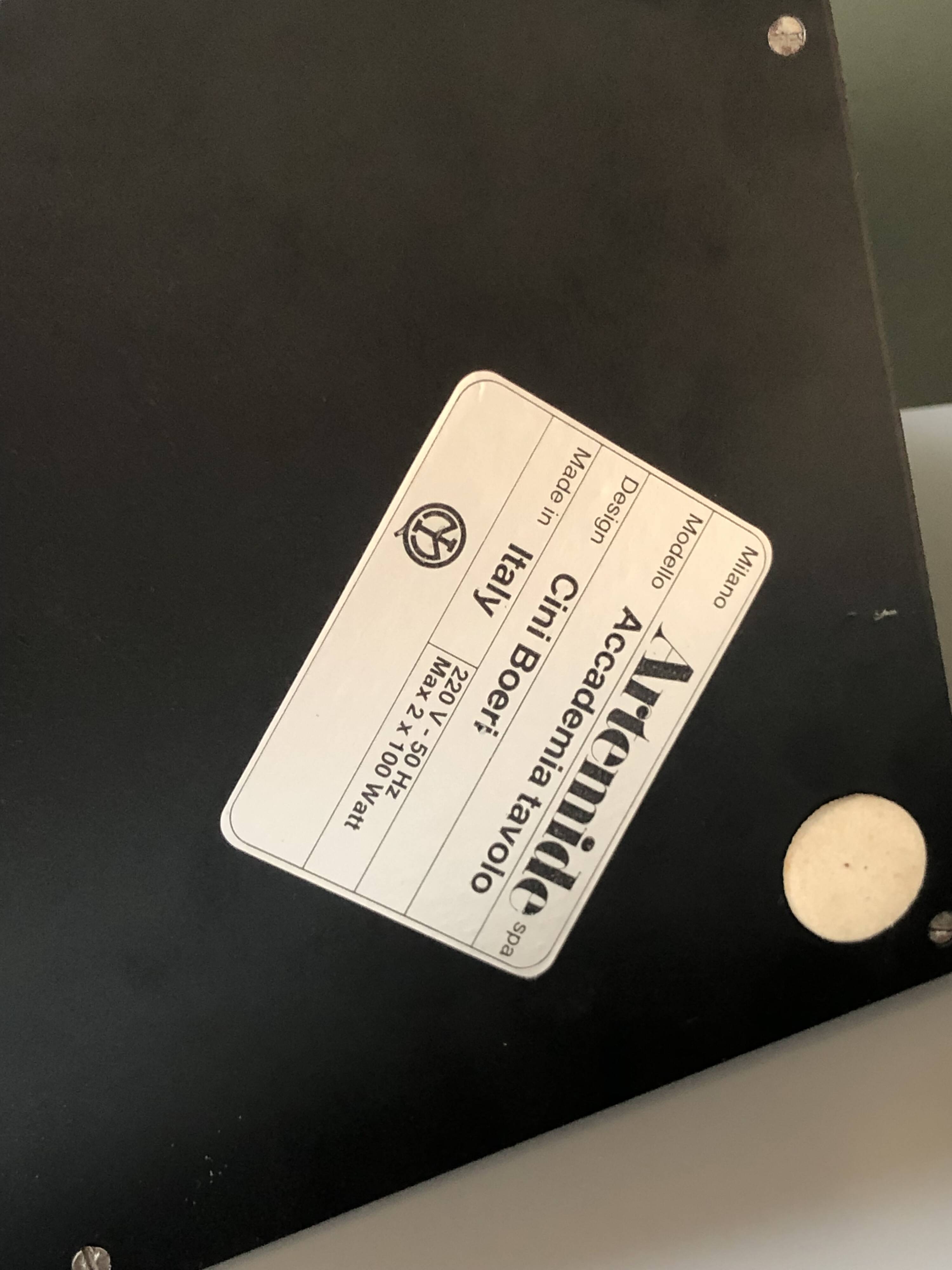 Accademia Tavolo lamp by Cini Boeri for Artemide, Italy 1978