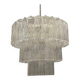 Large Chandelier in Murano Tronchi Glass from Venini, Italy, 1960s