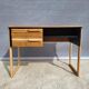 Scandinavian desk 1960s black pangaré