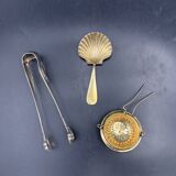 Napoleon III 19th Century Silver Vermeil Tea Set