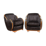 Paire de fauteuils Art Déco
