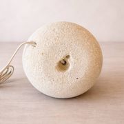 Vintage table lamp in mineral stone – 1960s/70s