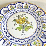 Hand-painted ceramic cake plate