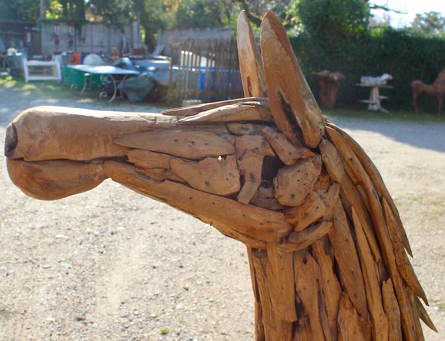 Driftwood horse