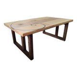 Solid wood coffee table - Golden Number