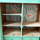 Vintage wall-mounted cabinet