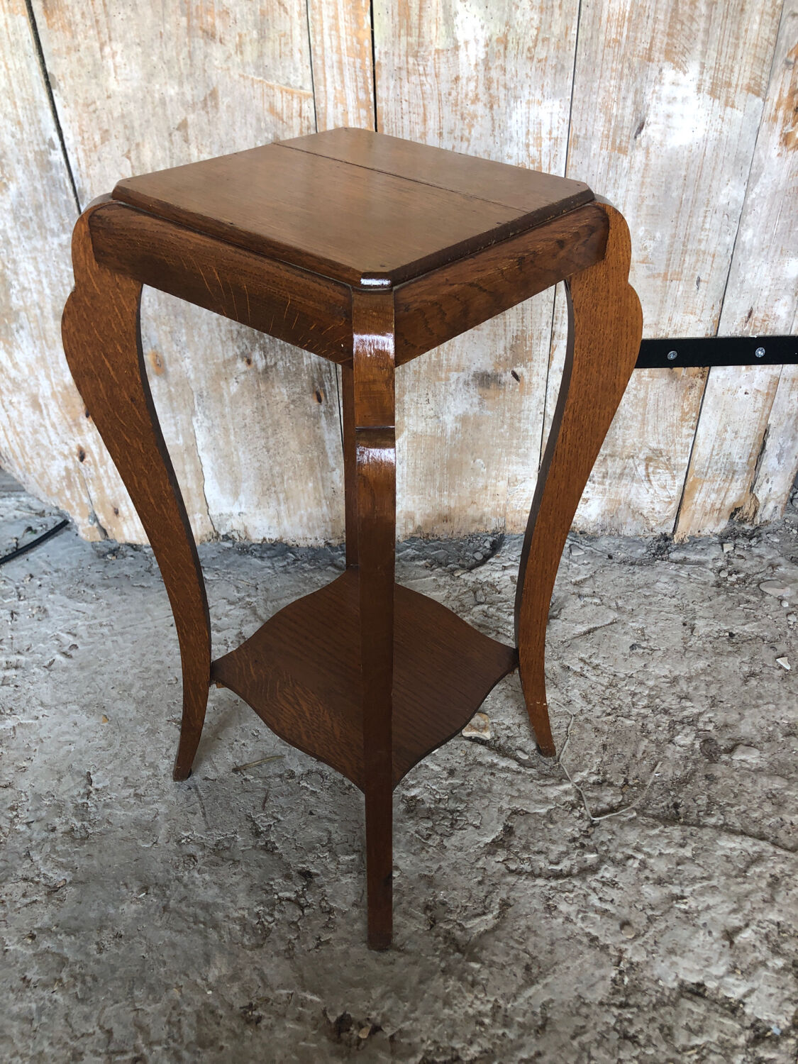Sellette table appoint bois vintage #a228