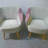 Pair of chairs design club original 50-60's