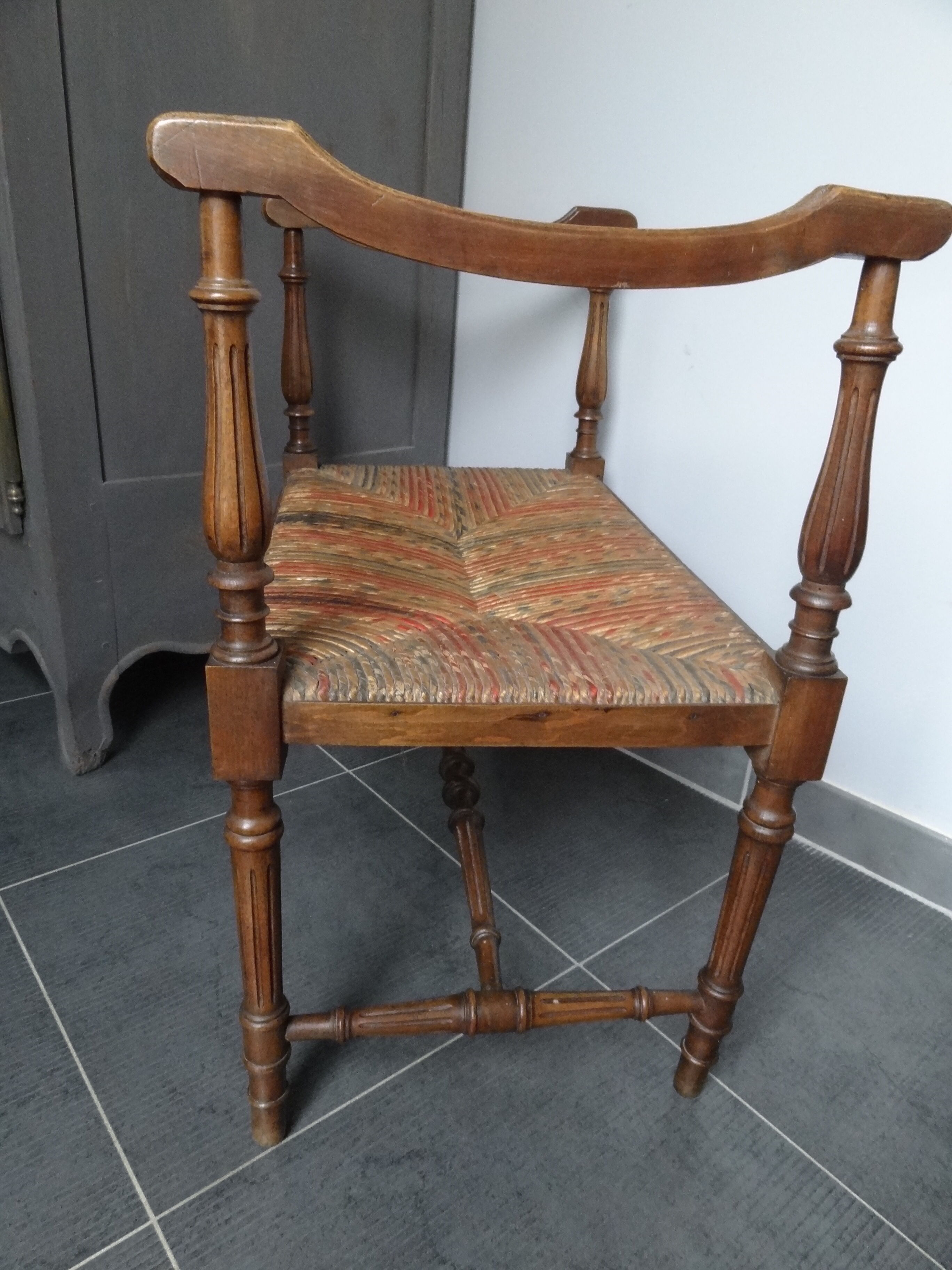 Bench mulched Louis Philippe