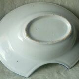 Plat a barbe en faience de st clement barbier fin 19 eme